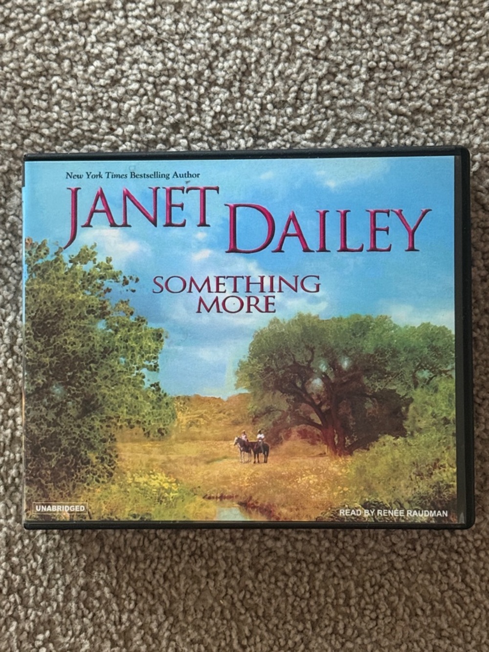 "Something More" by Janet Dailey Unabridged Audiobook CD!